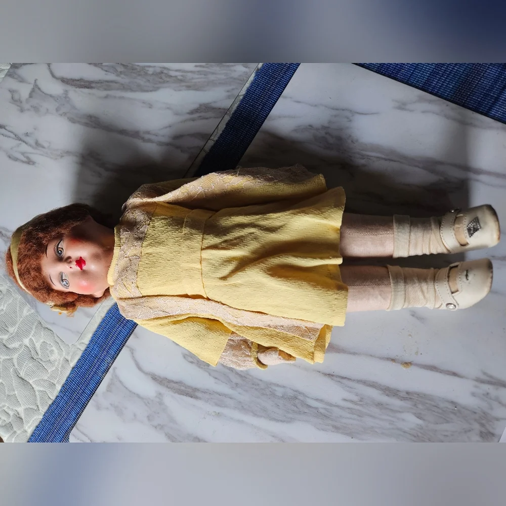 Antique Doll From The 1920s. - Picture 2 of 14